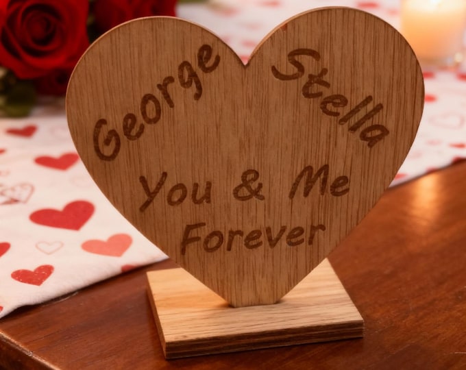 Custom Engraved Valentine's Day Gift for Him/Her