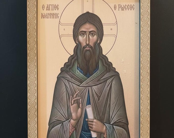 Saint John the Russian Wooden Icon
