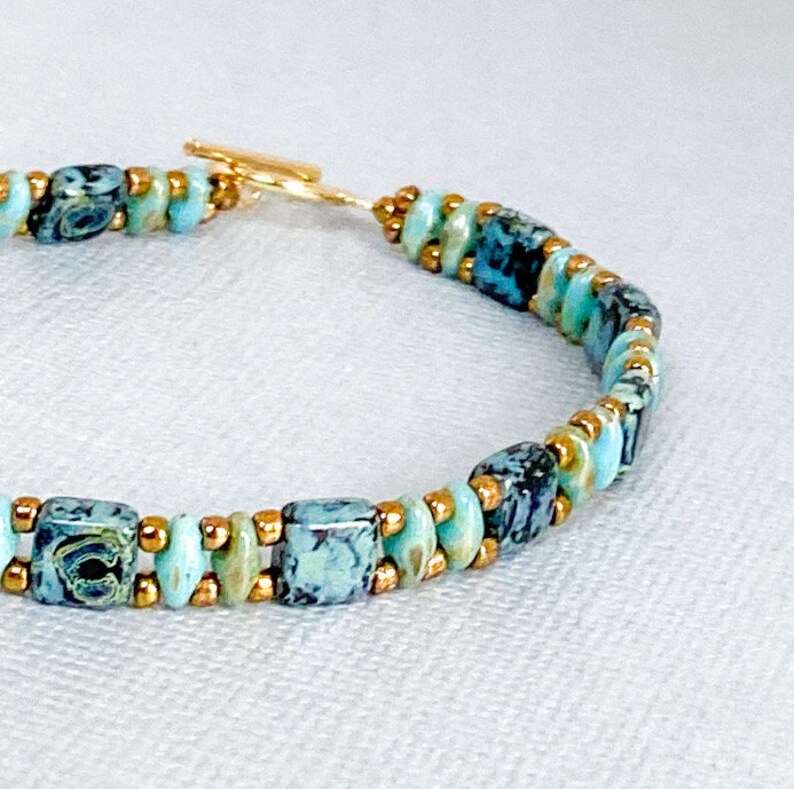 Checkmate Bead Bracelet/ Beaded Bracelet Birthday Gift/ Etsy UK