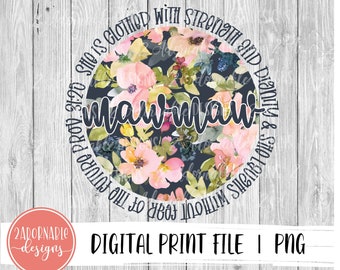 Floral Design Png Etsy