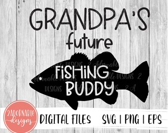 Download Grandpa Fishing Svg Etsy