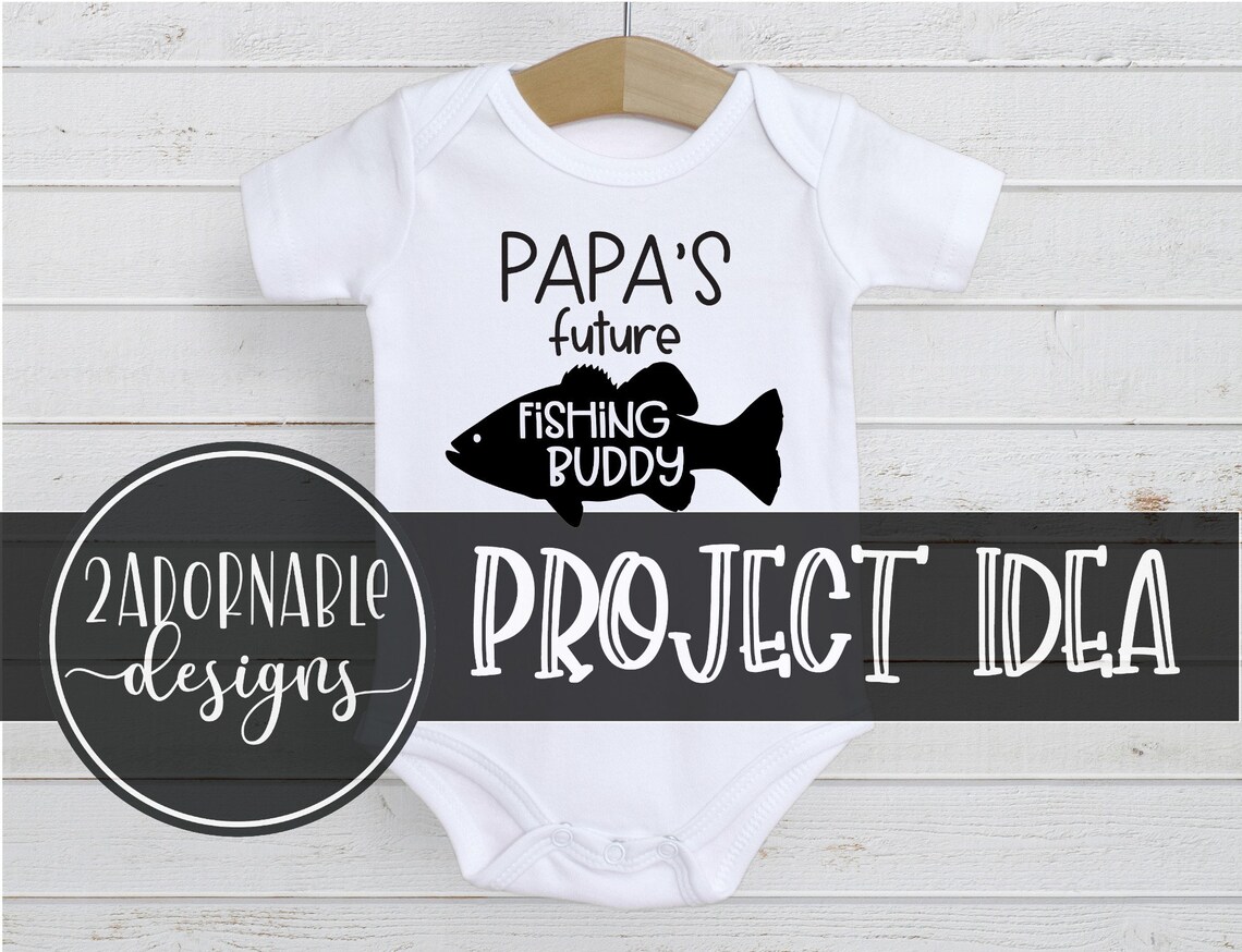 Download Papa's Future Fishing Buddy SVG Design for Vinyl Cutting ...