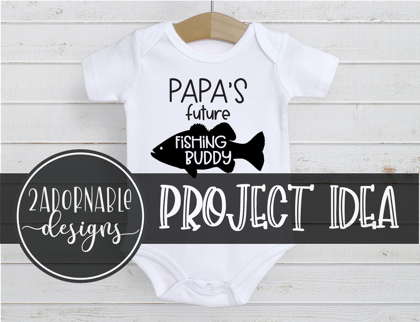 Download Papa's Future Fishing Buddy SVG Design for Vinyl Cutting | Etsy