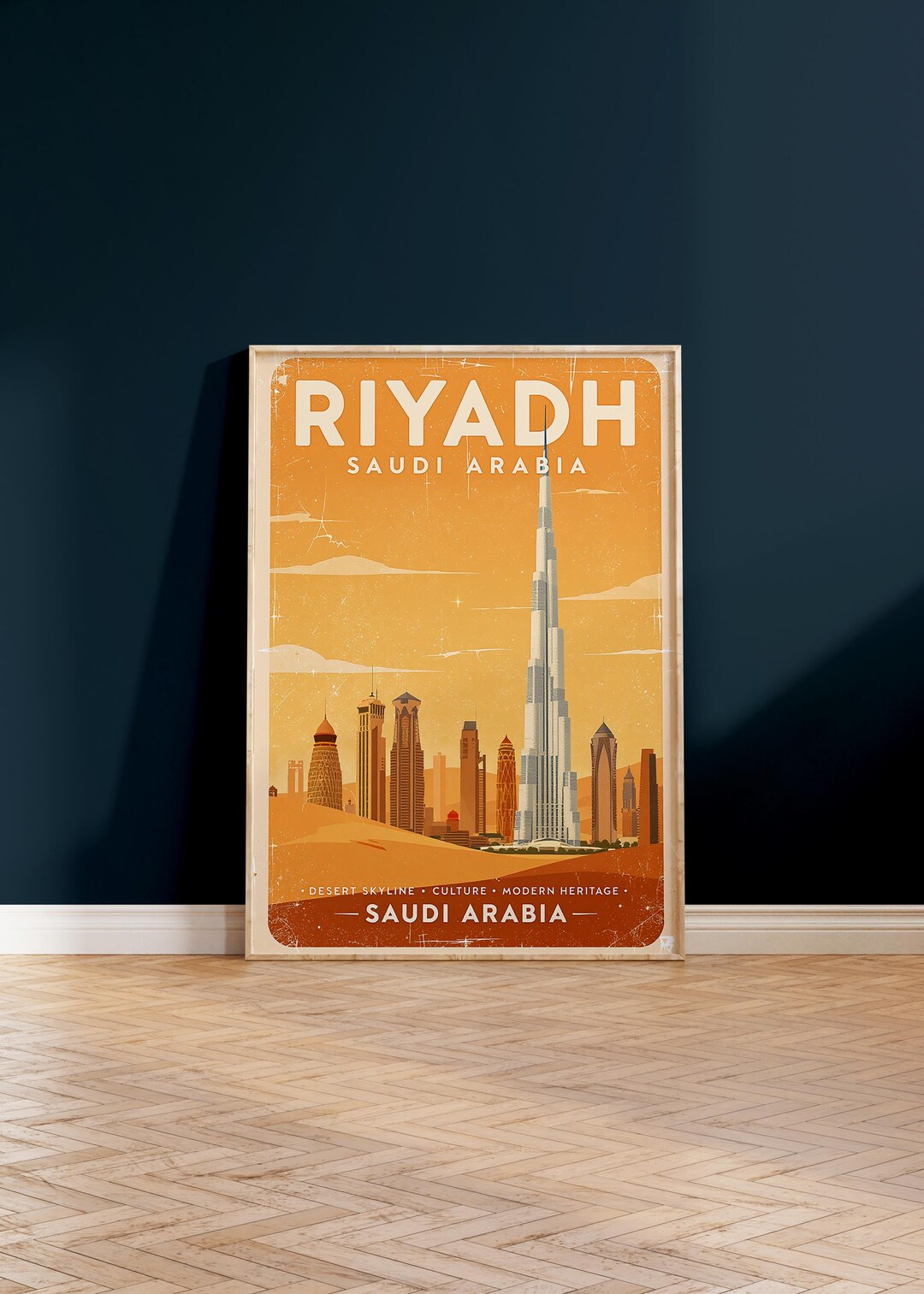 Riyadh Saudi Arabia Poster, Vintage Travel Print - Etsy