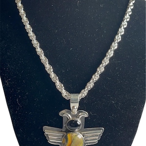 Großer Hummel Jaspis Anhänger (ohne Anhänger)