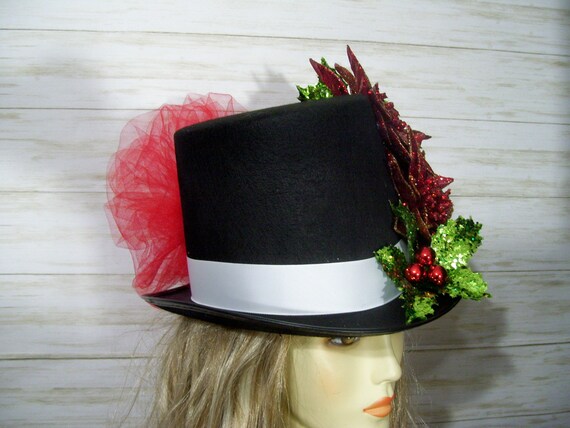christmas bowler hat
