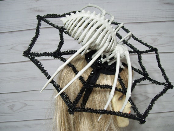 Department 56 Halloween Spider Fascinator Hat Department 56 | Accessories | Department 56 Halloween Spider  main image 4