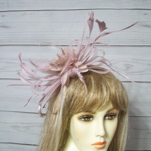 Pink Fascinator, Pink Kentucky Derby Fascinator Hat, Wedding Fascinator, Easter Hat, Mothers Day Fascinator, Garden Party Tea