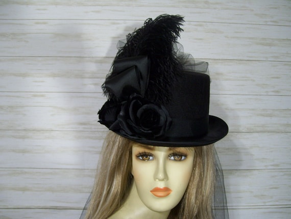 Black Top Hat Halloween Top Hat 