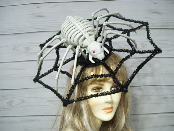 Amazon.com: Halloween Spider Fascinator Headband for Women