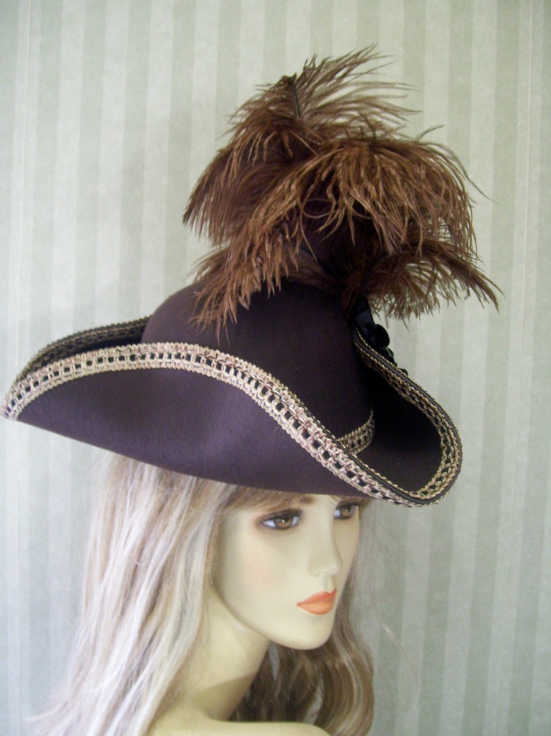 tricorn hat for sale etsy