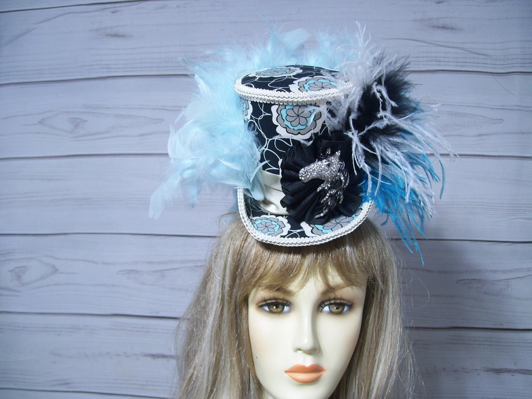 Mini Top Hat With Horse Kentucky Derby Mini Top Hat, Tea Party