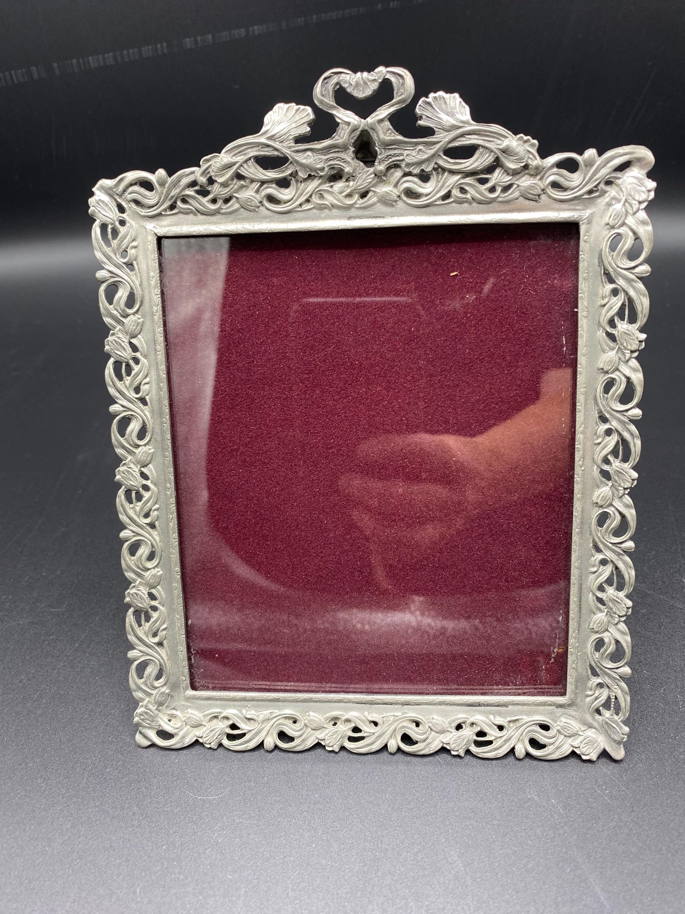 Vintage Elias Fine Pewter and Sterling Picture Frame. - Etsy
