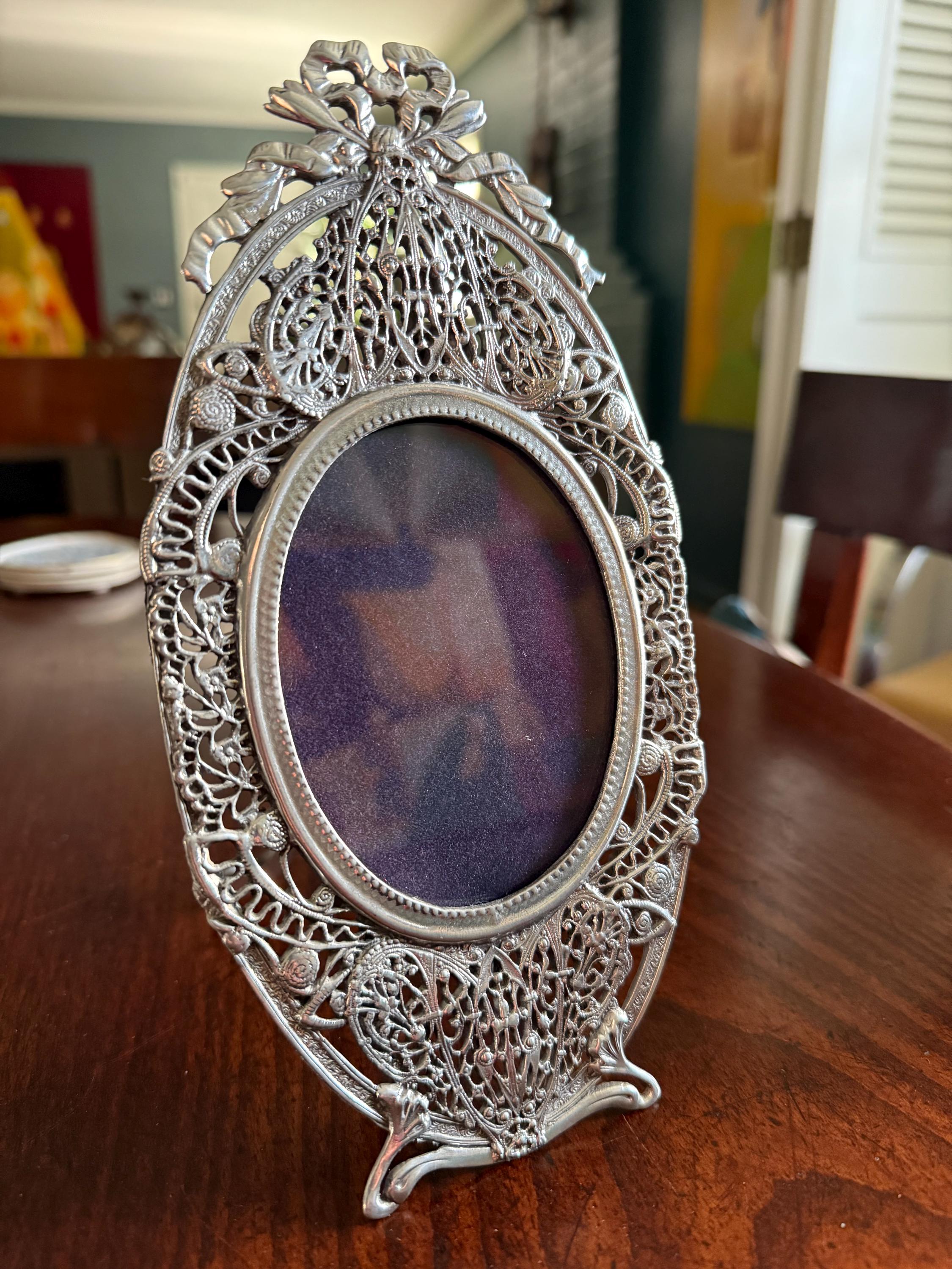 ELIAS AMERICAN STERLING PEWTER フォトフレーム Elias Pewter Frame - Etsy