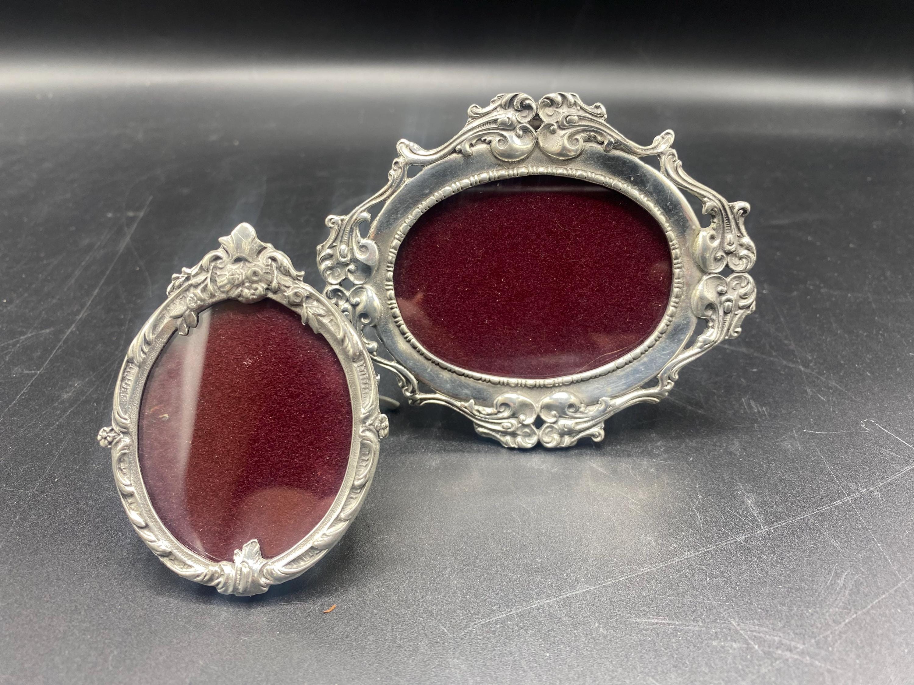 クリマ【ELIAS FINE PEWTER フォトフレーム】 Mini-Faberge Metal Easel Frame | Gold & Pewter | Elias Artmetal