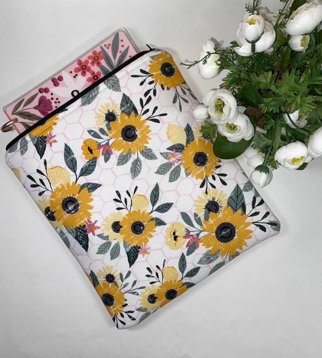 Planner Pouch Padded, Planner Cover, Classic Happy Planner Cover, Erin