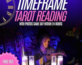 SAME DAY Timeframe Timeline Tarot Reading, Psychic Detailed Tarot Reading, Spiritual Advice, Future Tarot Reading