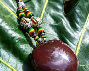 Rasta Key Chains are Off the Hook cool with a Lucky Sea Heart to hold onto