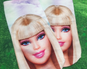 Barbie Ankle Socks Fun, Funky vibrant color themed prints. 9 styles SOXBOX - Shock Socks