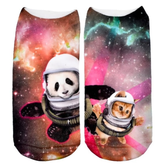 Ankle Socks Aliens with Attitude and 9 more Funky vibrant color themed prints. SOXBOX - Shock Socks