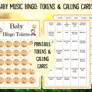 100 Baby Music Bingo cards - musical bingo - baby shower bingo - virtual baby shower - baby girl bingo - baby boy bingo - Spotify playlist - baby sprinkle bingo - cowboy western baby shower activity - baby family feud - baby songs bingo - jeopardy