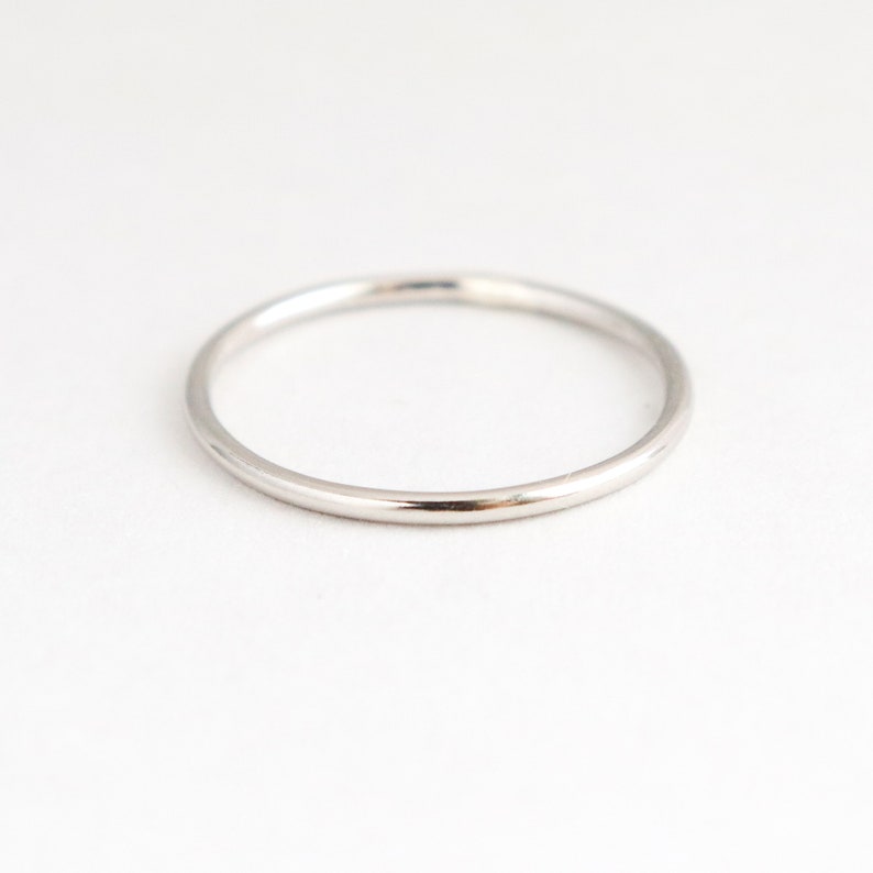 14k SOLID Gold Wedding Band. 1.3 Mm. Yellow Gold or Palladium - Etsy