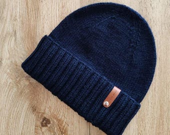 Knitting Pattern — Classic Unisex Beanie | Warm Wool Hat | PDF Pattern