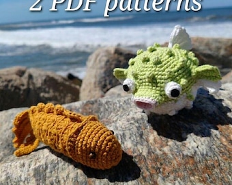 Crochet Fish Amigurumi Pattern: Koi & Fugu (PDF Tutorial)