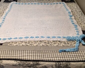 Vintage pattern made to order christening blanket