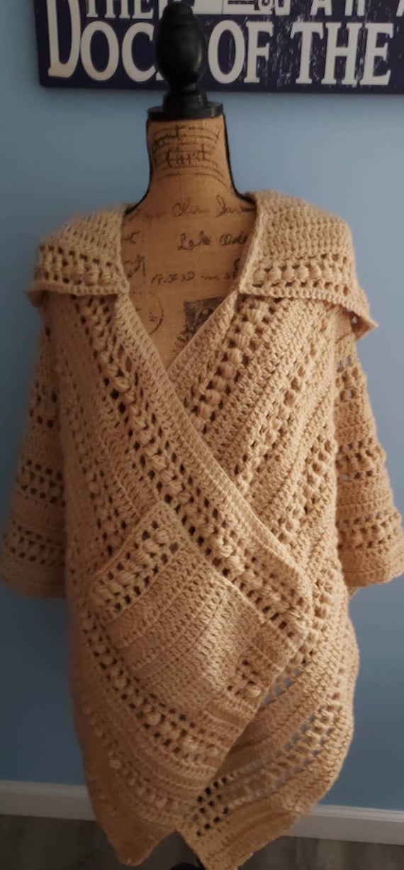 hooded pocket shawl