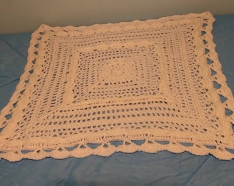 Lost in time squared baby blanket