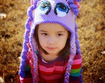 Magical  Unicorn Hand Crocheted Hat - Made to Order