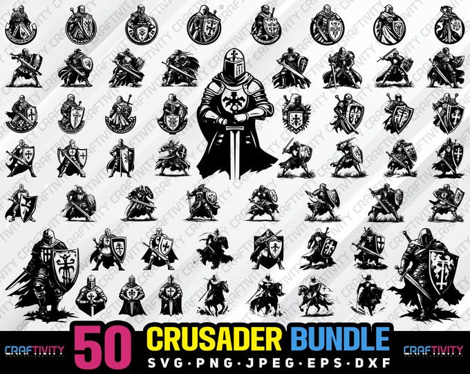 Knight SVG & PNG Digital Files, Vector Graphic Design Print Laser ...