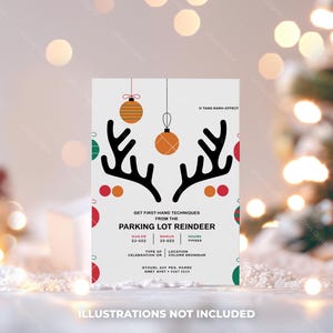 Christmas Card Mockup 5x7, Holiday Invitation Card Display, Festive Greeting Card Mockup, PSD & JPG, Perfect for Seasonal Card Designs