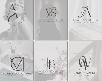 Custom Logo Design | Hand-Drawn Initial And Monogram Logo | Business And Photography Logo | Minimalist, Elegant, Professional Branding