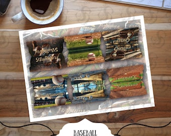 Baseball Bible Tabs, Sports Themed Bible Journaling Tabs, Gift for Baseball Fans and Players, Athletic Christian Stationery