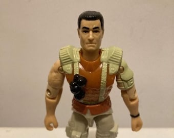 GI Joe 90's Battle Corps Flint (V4) Desert Paratrooper Vintage Hasbro 1993 3 3/4" 3.75 " Action Figure Fully Poseable Tight Joints Army Hero