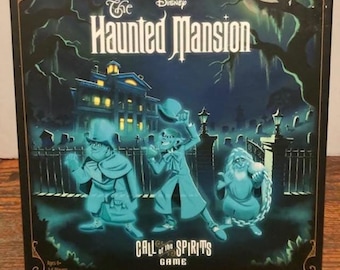 Disney World Haunted Mansion Call of The Spirits Disneyland Board Game Factory Sealed Unopened w/ Hitchhiking Ghosts Figures Magic Kingdom
