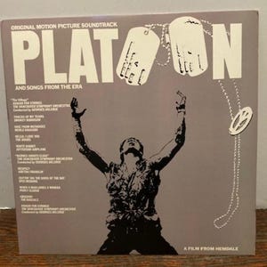Platoon Original Motion Picture Soundtrack Songs from the Era Atlantic 1987 Vinyl LP Album Vintage 80&#39;s Record The Doors Aretha Franklin