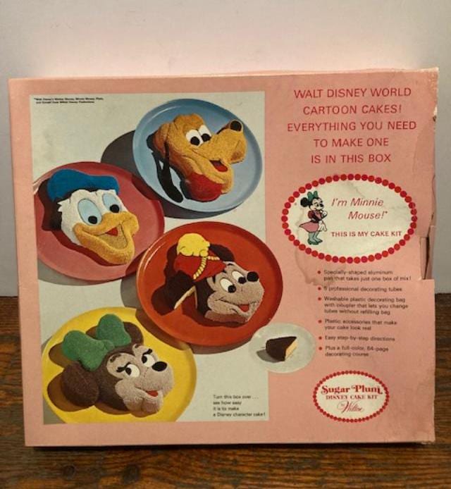 Minnie Mouse Retired Wilton 1971 Cake Pan W/rare Box Decorating