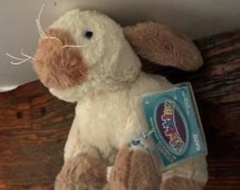 Webkinz Holland Lop Bunny 2011 HM632 w/Sealed Online Secret Code Tag Ganz Retired Plush Vintage Online Pet Animal Toy-to-Life Game Rabbit