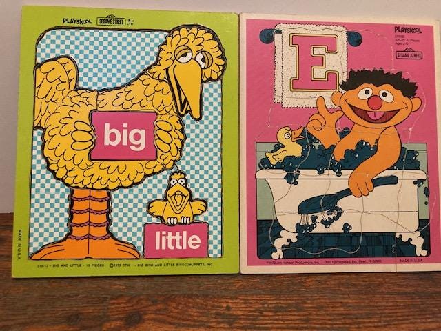 セサミストリート パズル レア★レトロ Amazon.co.jp: パズル セサミストリート ジグソーパズル 木製