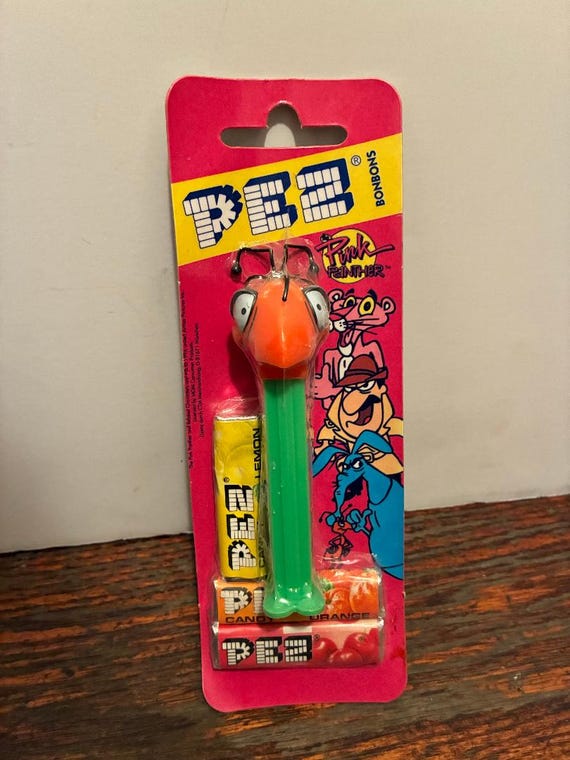 PEZ 1996 Pink Panther Vintage 90's Ant Candy Dispenser Sealed MOC