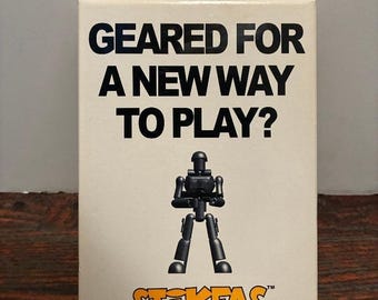 Stikfas 2002 Alpha Male Military Black AFK Action Figure Kit MIB New Unused Model Hasbro Army Builder Vintage Y2k Custom Soldier Complete