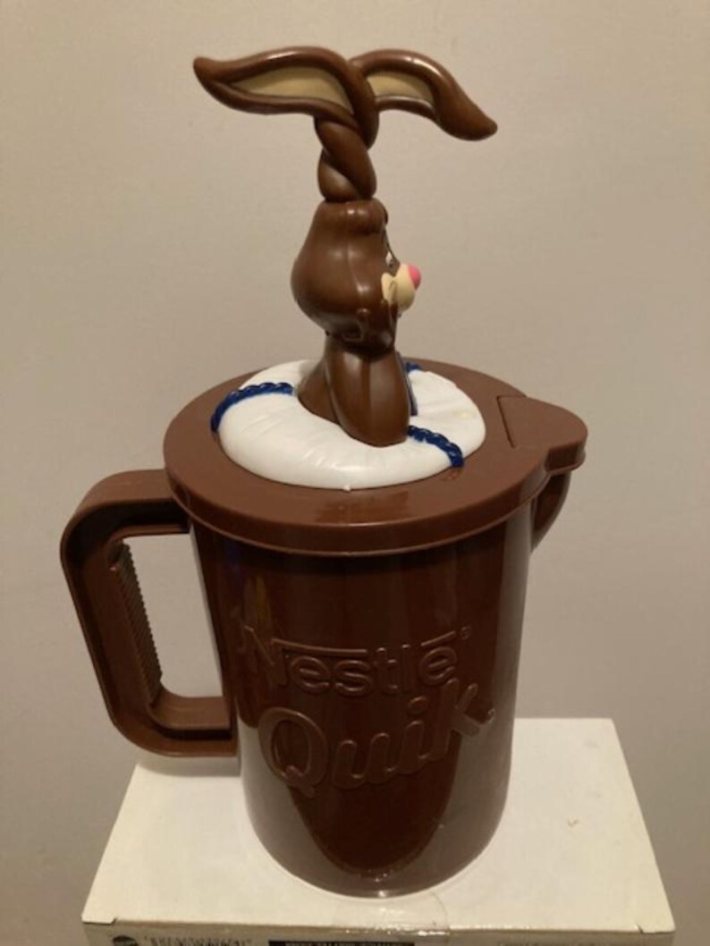 Nestle Quik Before Nesquik General Mills 1994 Mixing Bunny Exclusive ...