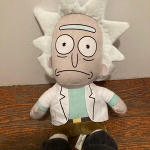 Rick and Morty Plush 10" Rick Sanchez Adult Swim Cartoon Network Toy Factory Arcade Claw Machine Exclusive Stuffed Cloth Prize 2023 Sci-Fi