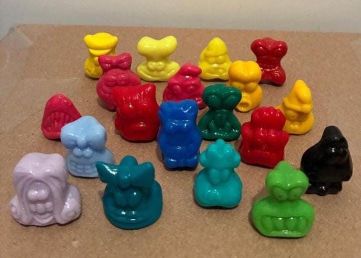 Gogo's Crazy Bones 1996 Original Series 19 Game Pieces Unique