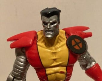 X-Men Toy Biz 1997 Colossus Marvel Comics Age of Apocalypse Secret Weapon Force Super Shooter Vintage 90's '97 X-Force Mutant Action Figure