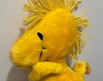 Woodstock Vintage 70's Knickerbocker 11" Plush 1972 Charles M. Schultz Peanuts Classic Comic Strip Snoopy's Cute Bird Friend Charlie Brown