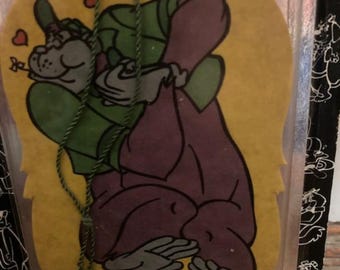 Grape Ape 1975 Funtastic World of Hanna-Barbera Marlenn Corporation Vintage 70's Air Freshener In Sealed Package Classic 70's Cult Cartoon
